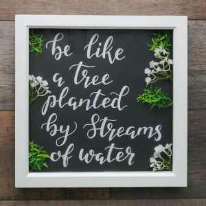Be Like A Tree- Box Frame