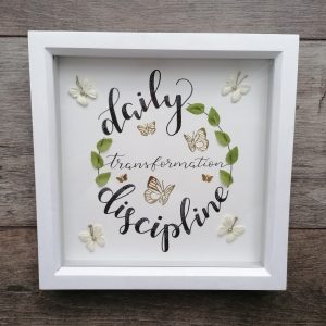 Daily Discipline- Box Frame