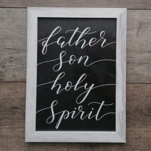 Trinity - Grey Marble Frame